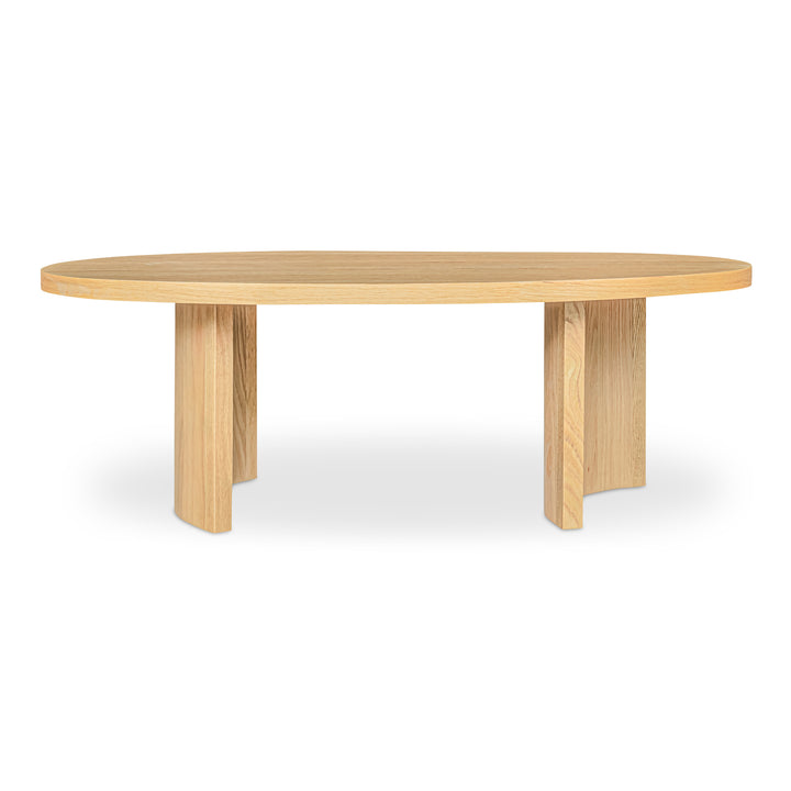 BEAN DINING TABLE: NATURAL OAK