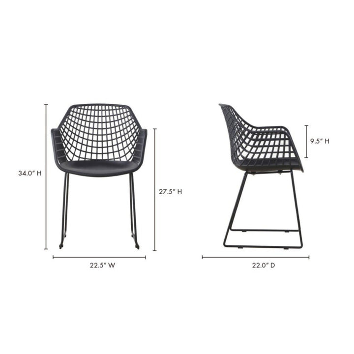 BAZ OUTDOOR DINING CHAIR | SET OF 2