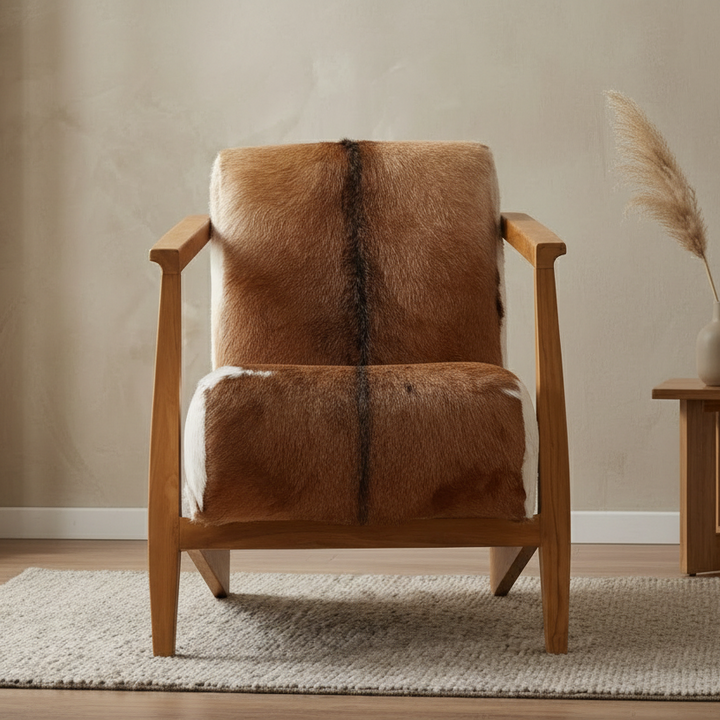 RANGO HAIR ON HIDE ARM CHAIR