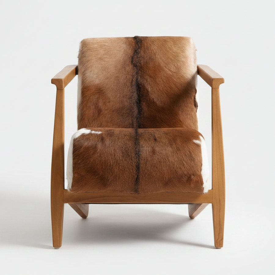 RANGO HAIR ON HIDE ARM CHAIR