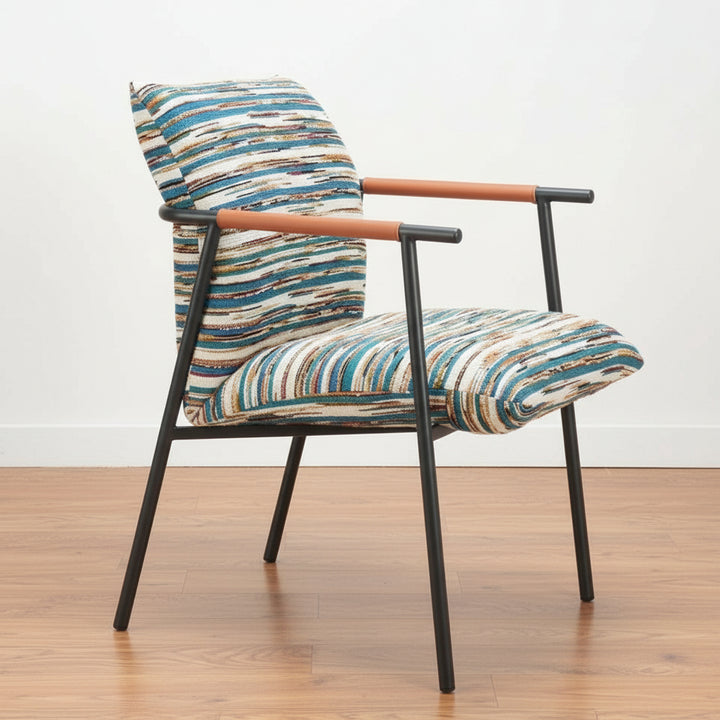 REDUGA MULTI WOVEN STRIPE DINING CHAIR