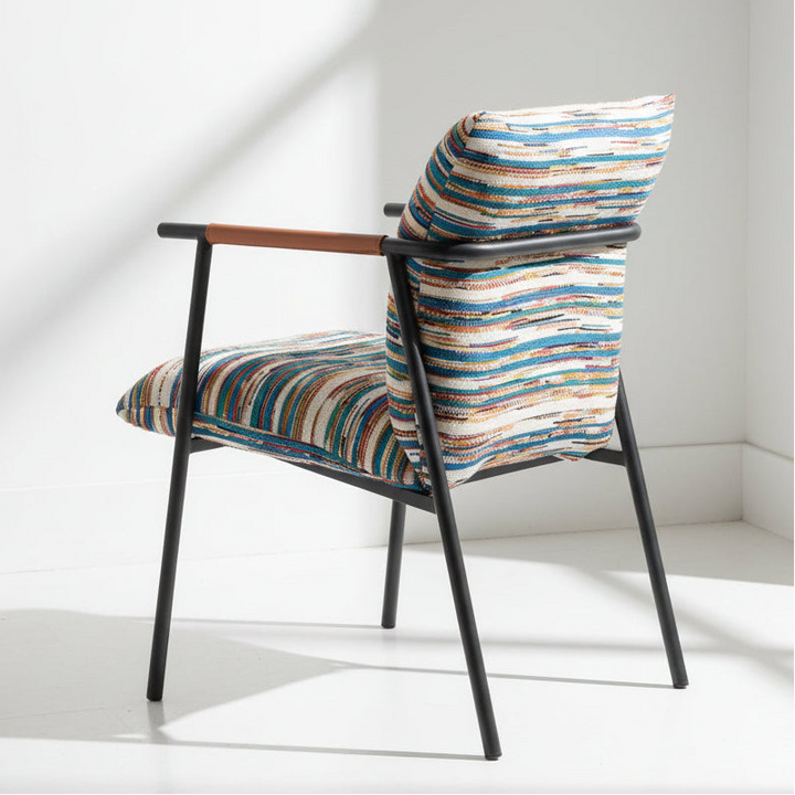 REDUGA MULTI WOVEN STRIPE DINING CHAIR