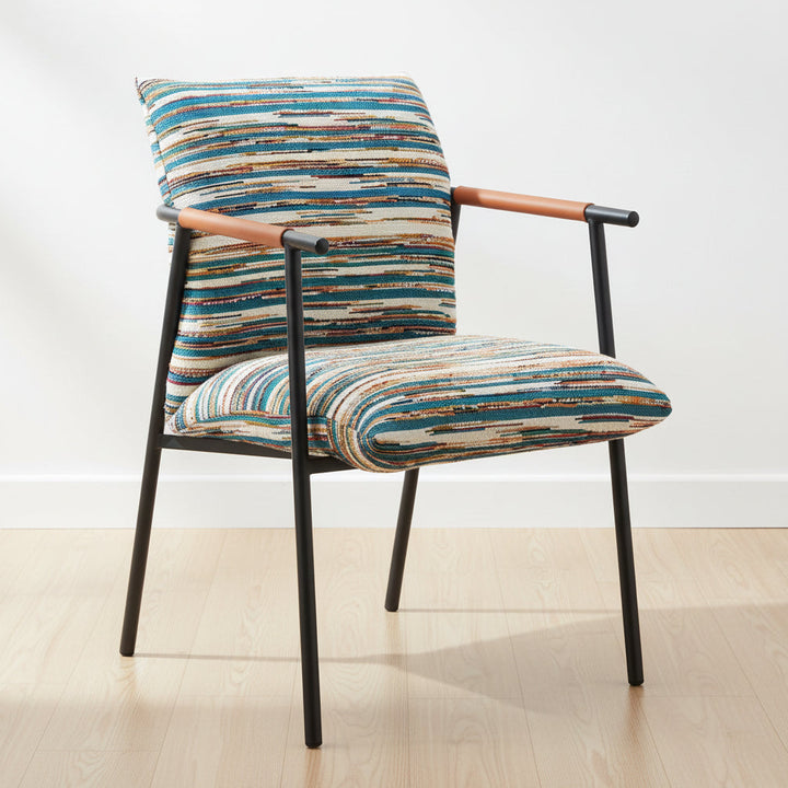 REDUGA MULTI WOVEN STRIPE DINING CHAIR