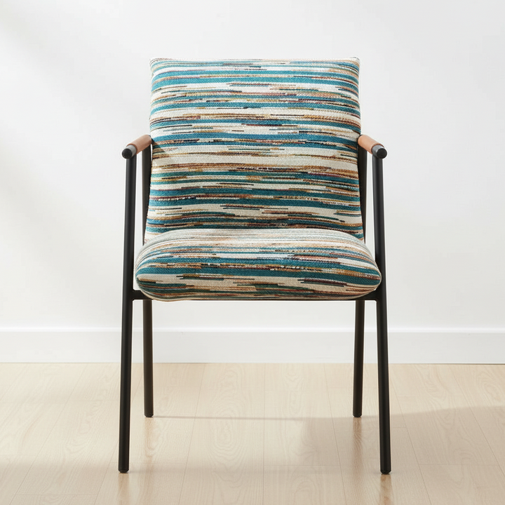 REDUGA MULTI WOVEN STRIPE DINING CHAIR