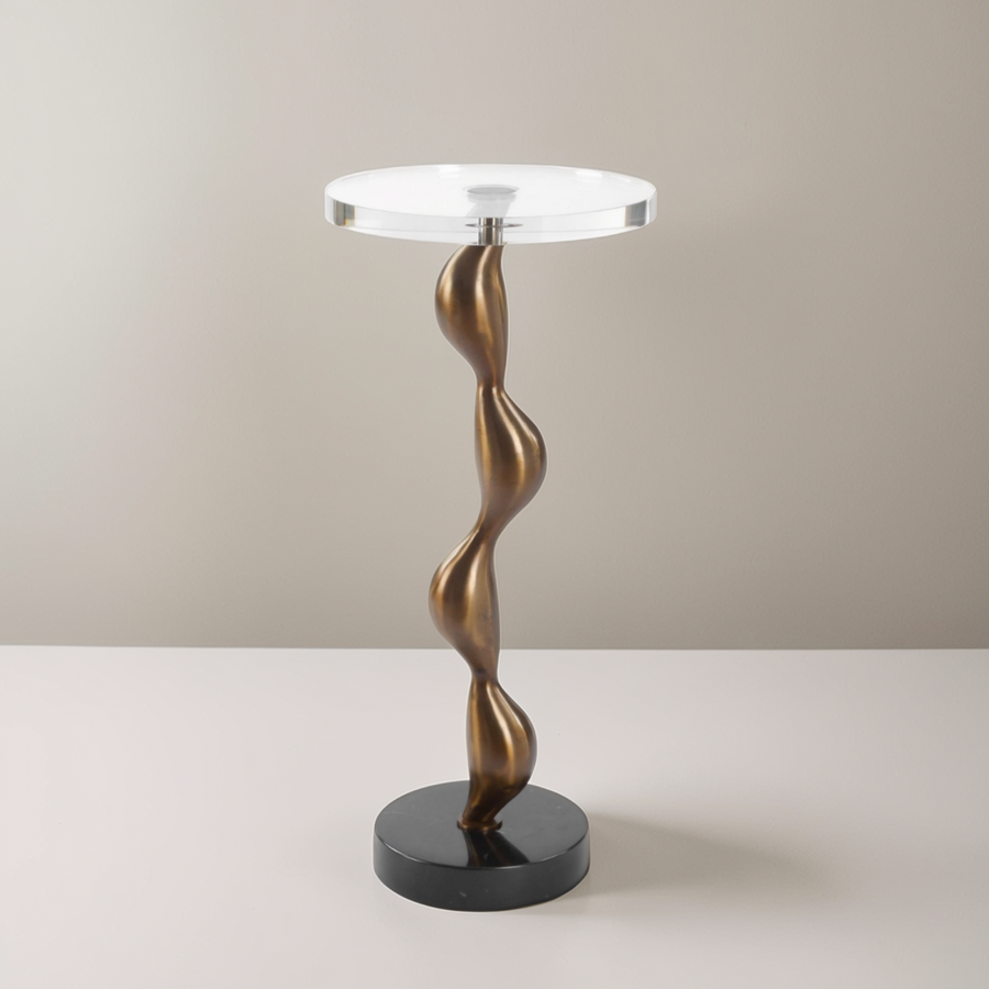 REMOLINO BRONZE DRINK TABLE