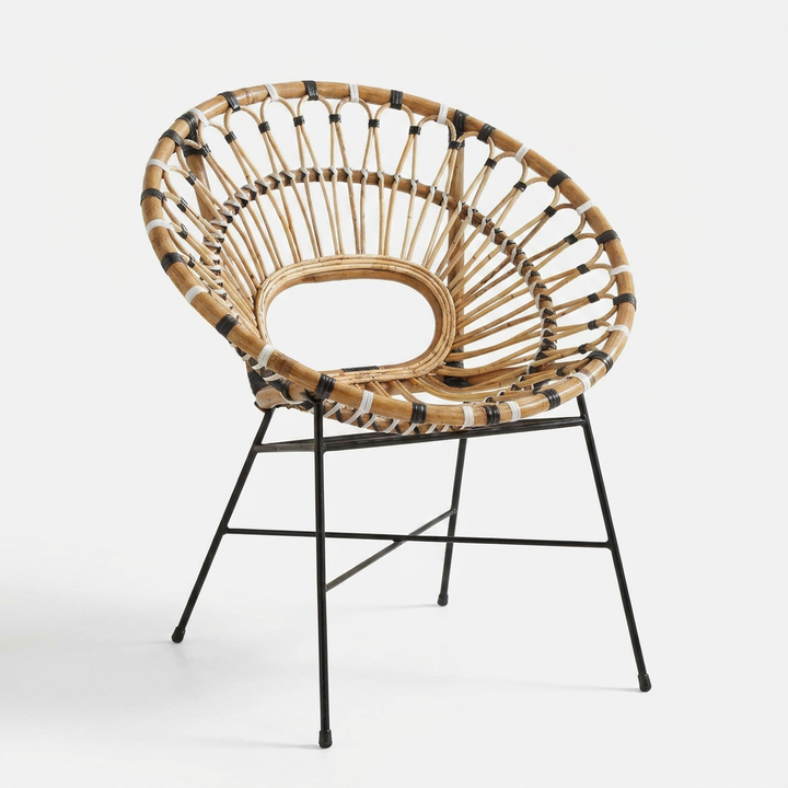 RENA OUTDOOR RATTAN BUCKET CHAIR