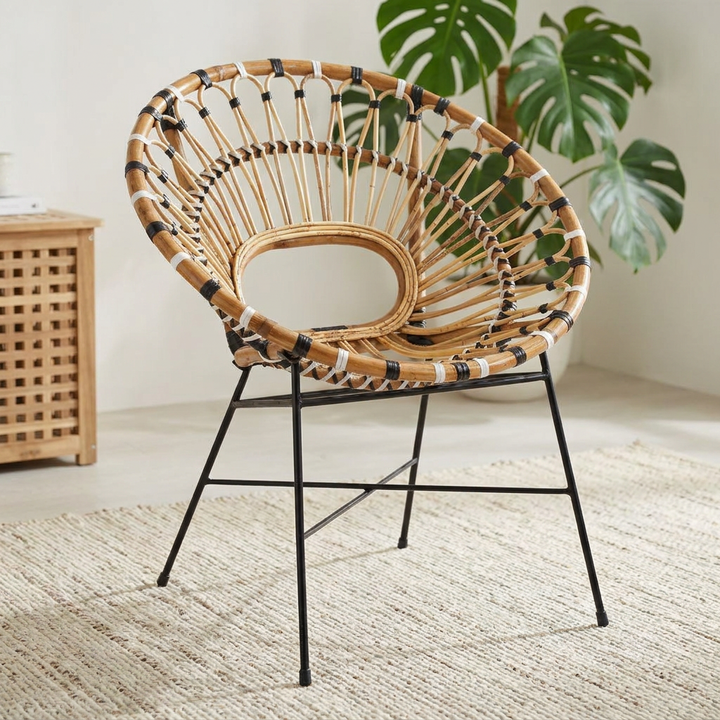 RENA OUTDOOR RATTAN BUCKET CHAIR