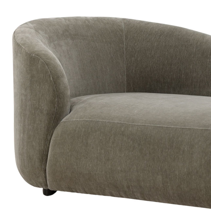 RHODA CHAISE: SAGE VELVET