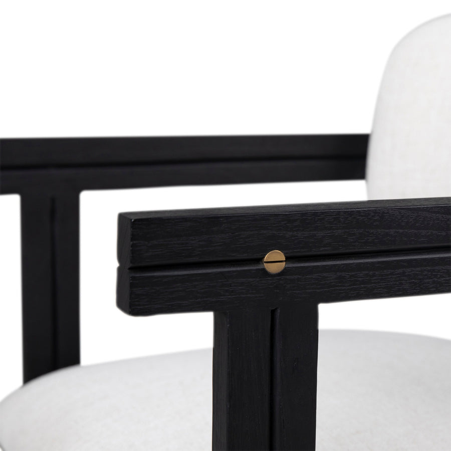 RINI DINING CHAIR: BLACK