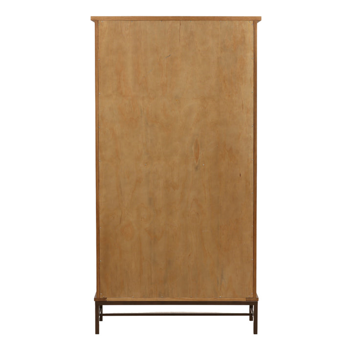 ROYCE WARM OAK CURIO CABINET