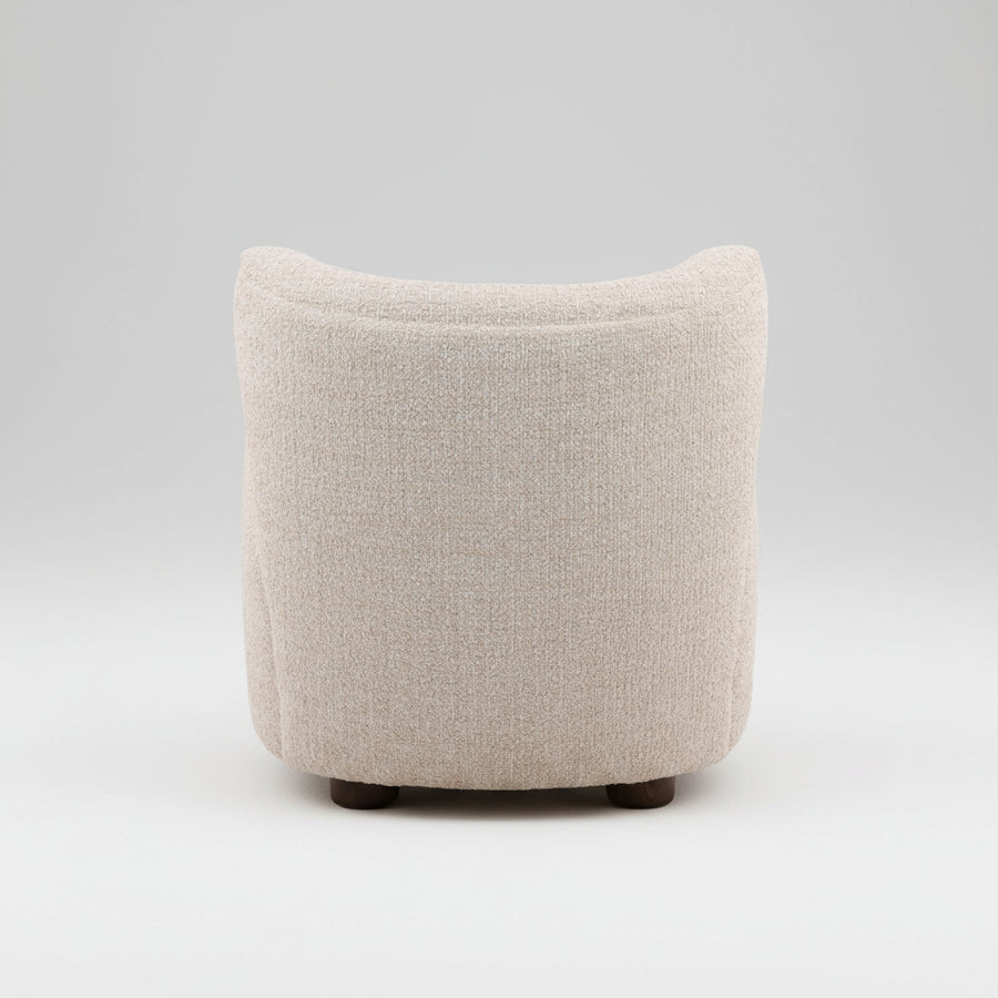 SANDY BOUCLE UPHOLSTERED ARM CHAIR