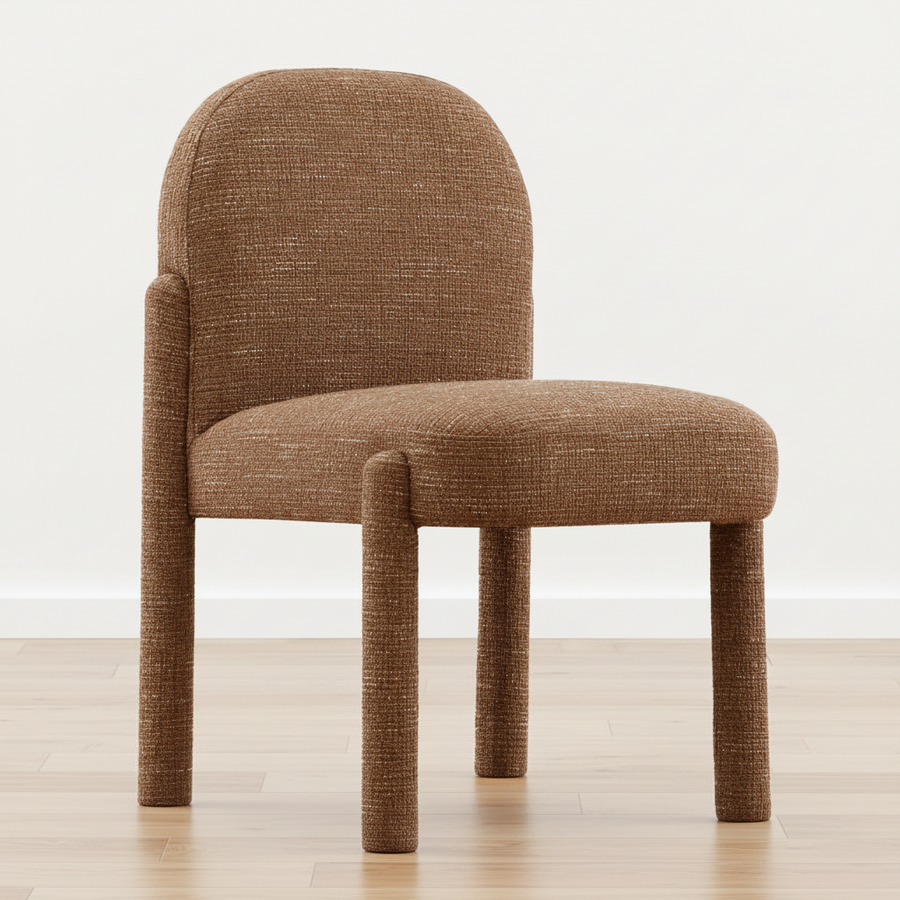 SANS DINING CHAIR: CLAY TWEED