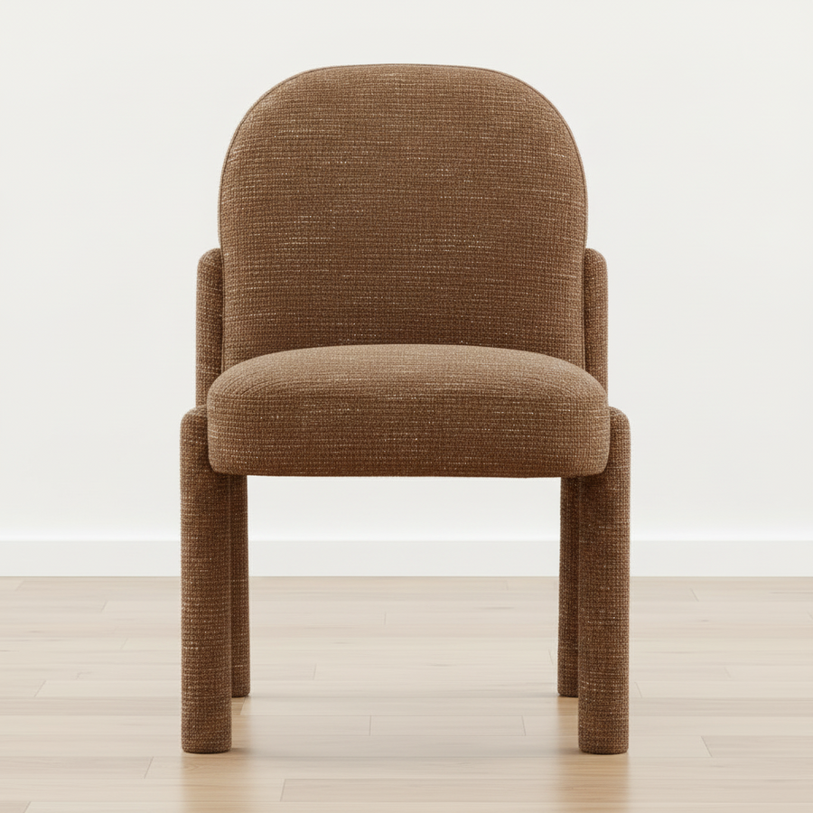 SANS DINING CHAIR: CLAY TWEED