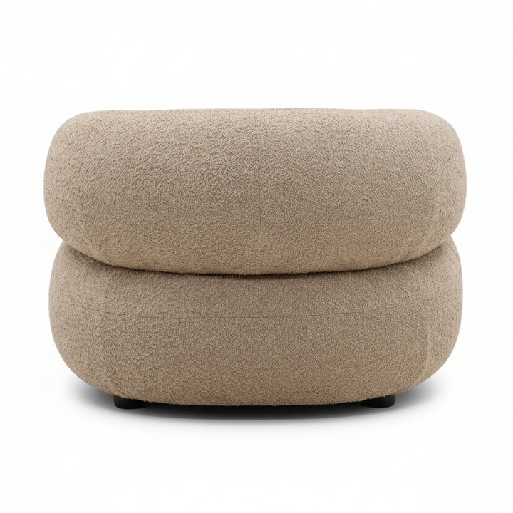 SANTA CRUZ CAMEL BOUCLE ARMCHAIR