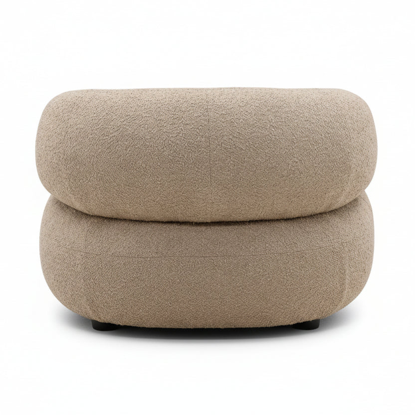 SANTA CRUZ CAMEL BOUCLE ARMCHAIR