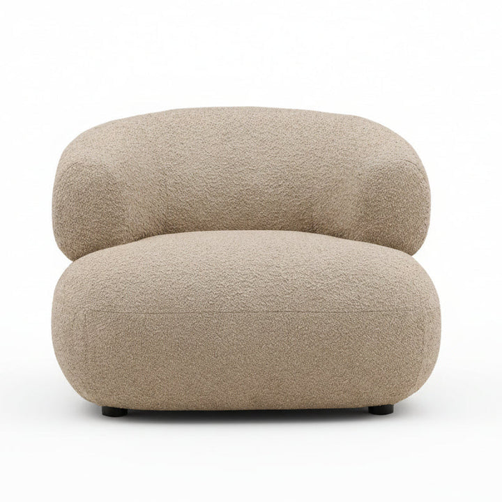 SANTA CRUZ CAMEL BOUCLE ARMCHAIR