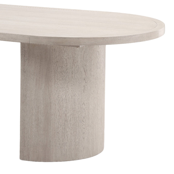 SANUK LIGHT GREY OAK DINING TABLE