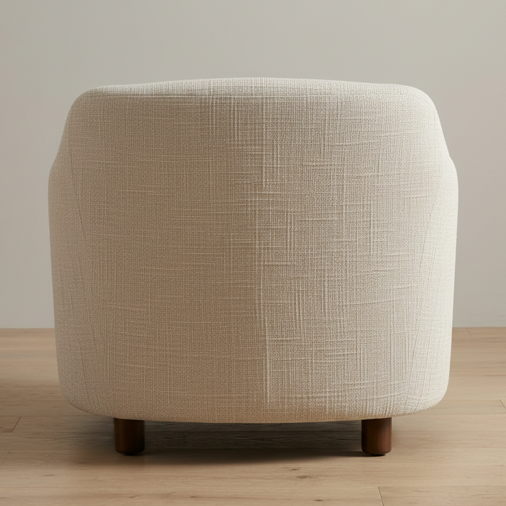 SANZA CHENILLE UPHOLSTERED ARMCHAIR