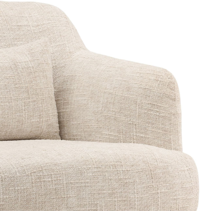 SANZA CHENILLE UPHOLSTERED ARMCHAIR