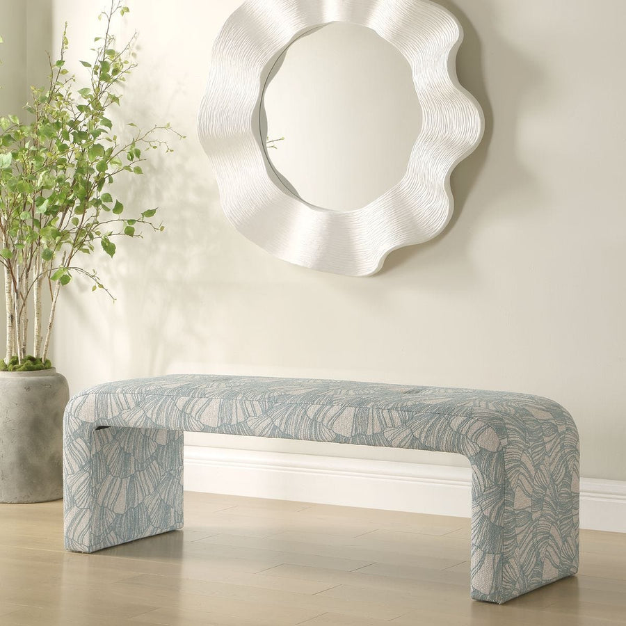 SHELLY SPA BLUE PRINT BENCH