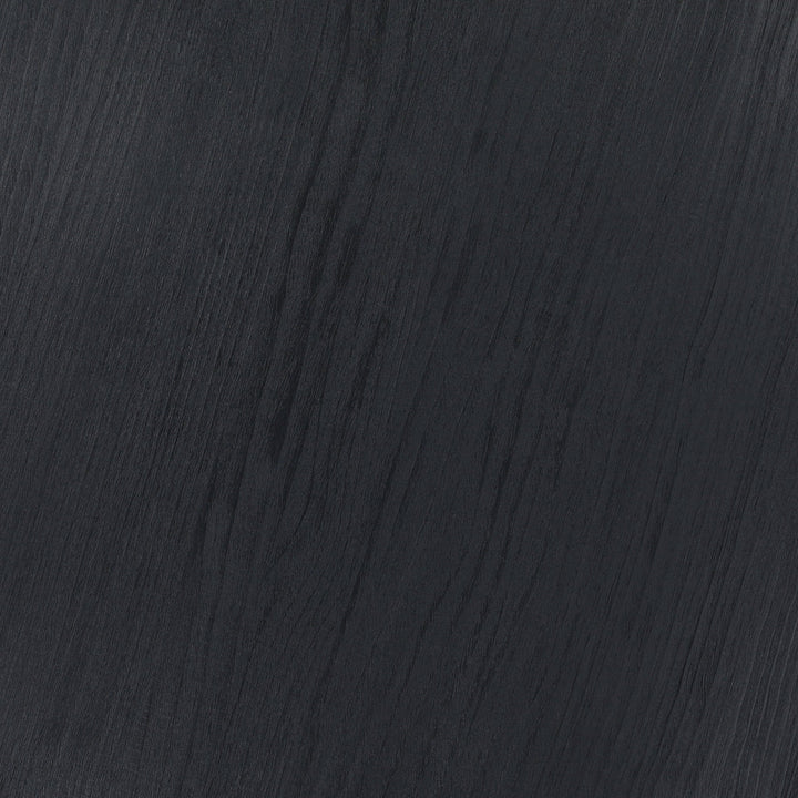 SOCHI MATTE BLACK ROUND DINING TABLE