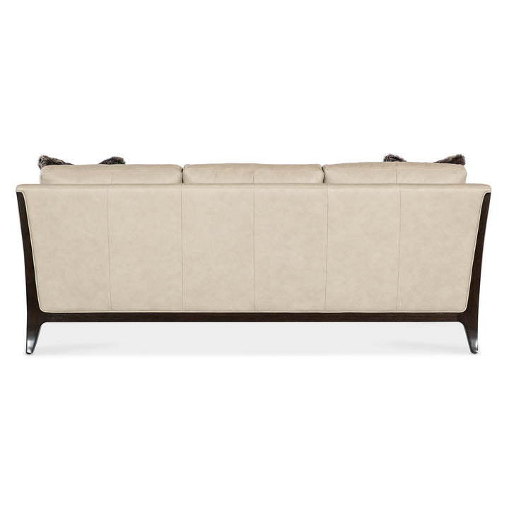 SOPHIA LIVING ROOM SOFA - BEIGE - BACK VIEW