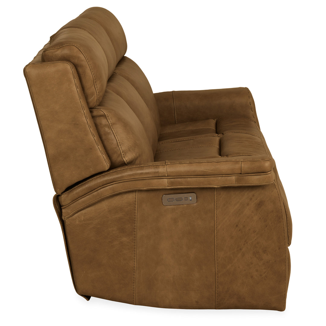 POISE POWER RECLINER SOFA WITH POWER HEADREST - SIDE VIEW