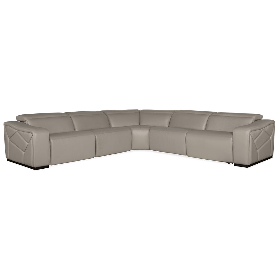 OPAL 5 PIECE SECTIONAL WITH 2 POWER RECLINERS AND POWER HEADREST