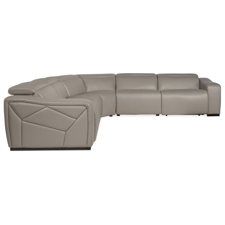 OPAL 5 PIECE SECTIONAL WITH 2 POWER RECLINERS AND POWER HEADREST - SIDE VIEW