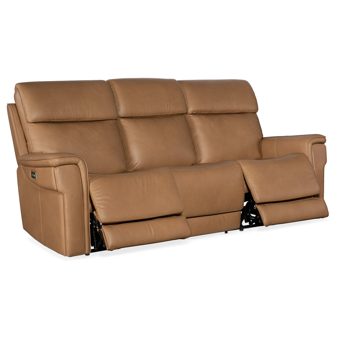 LYRA ZERO GRAVITY POWER SOFA WITH POWER HEADREST - BROWN - RECLINER VIEW