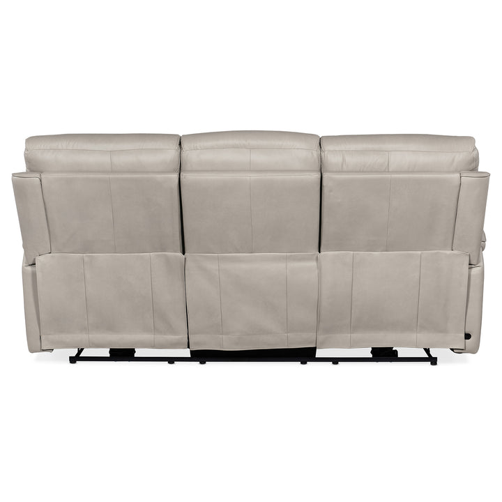 LYRA ZERO GRAVITY POWER SOFA WITH POWER HEADREST - GREY - BACK VIEW