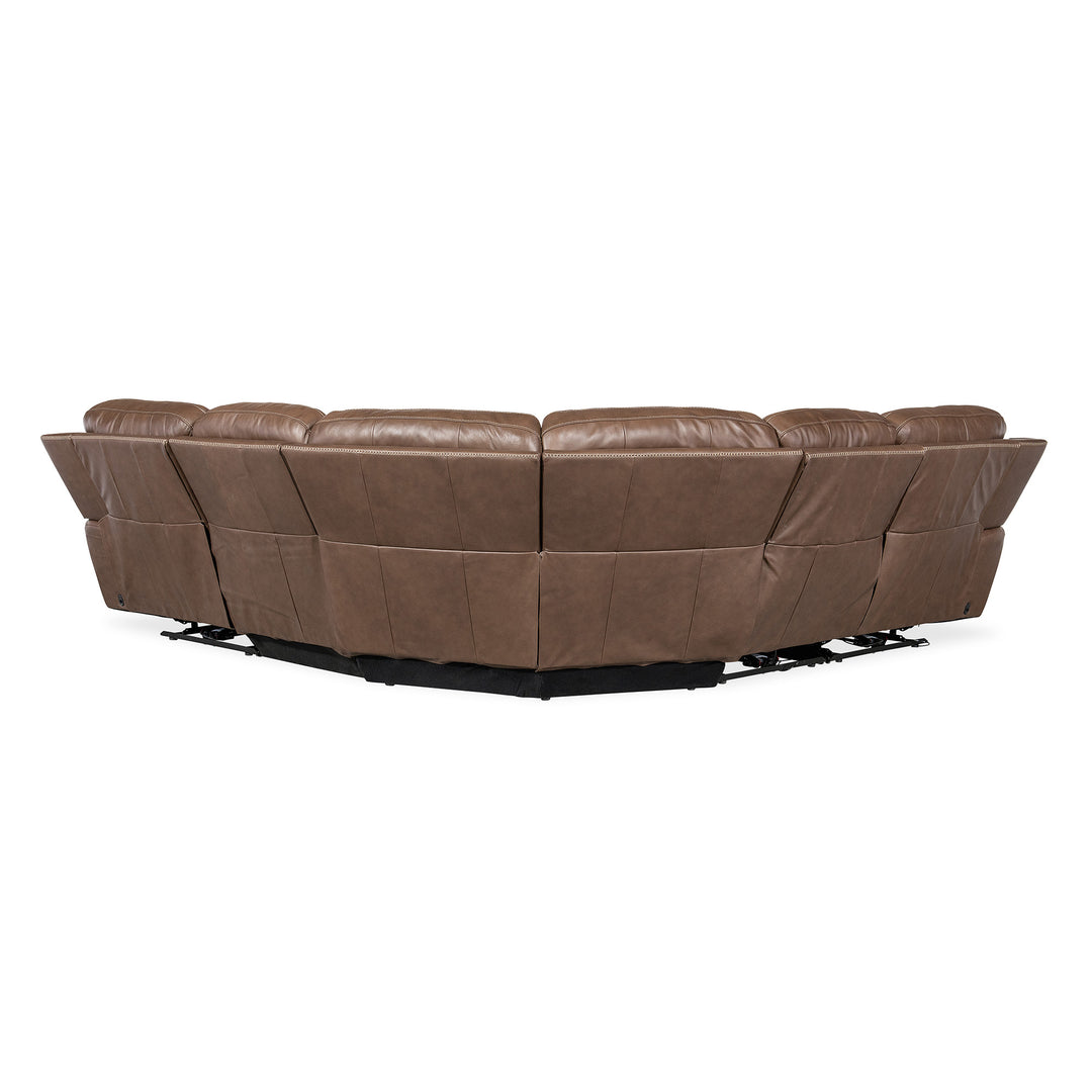 TORRES 5 PIECE POWER HEADREST SECTIONAL SOFA - BACK VIEW