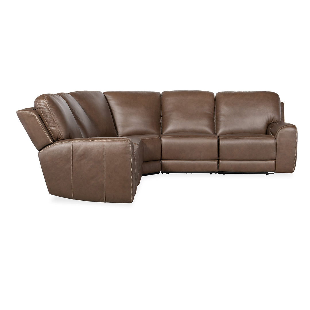 TORRES 5 PIECE POWER HEADREST SECTIONAL SOFA - SIDE VIEW