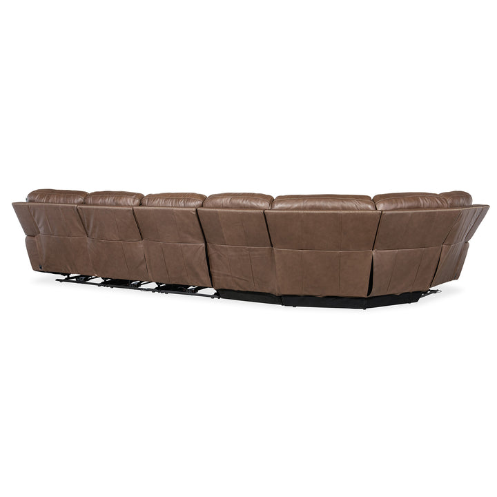 TORRES 6 PIECE POWER HEADREST SECTIONAL SOFA - BACK VIEW