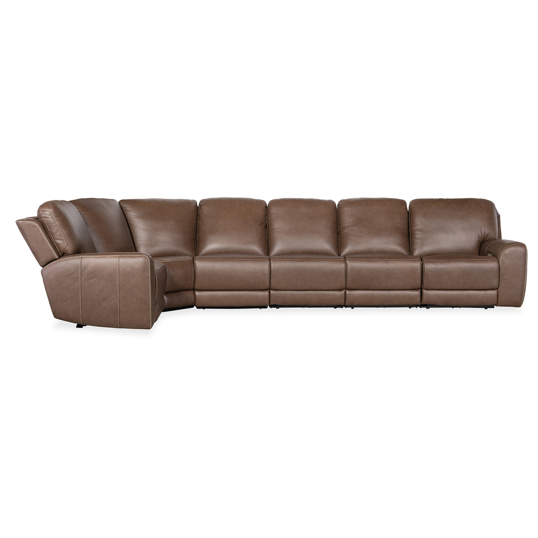 TORRES 6 PIECE POWER HEADREST SECTIONAL SOFA - SIDE VIEW