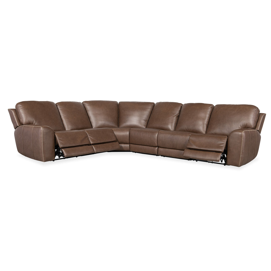 TORRES 6 PIECE ZERO GRAVITY SECTIONAL SOFA - RECLINER VIEW