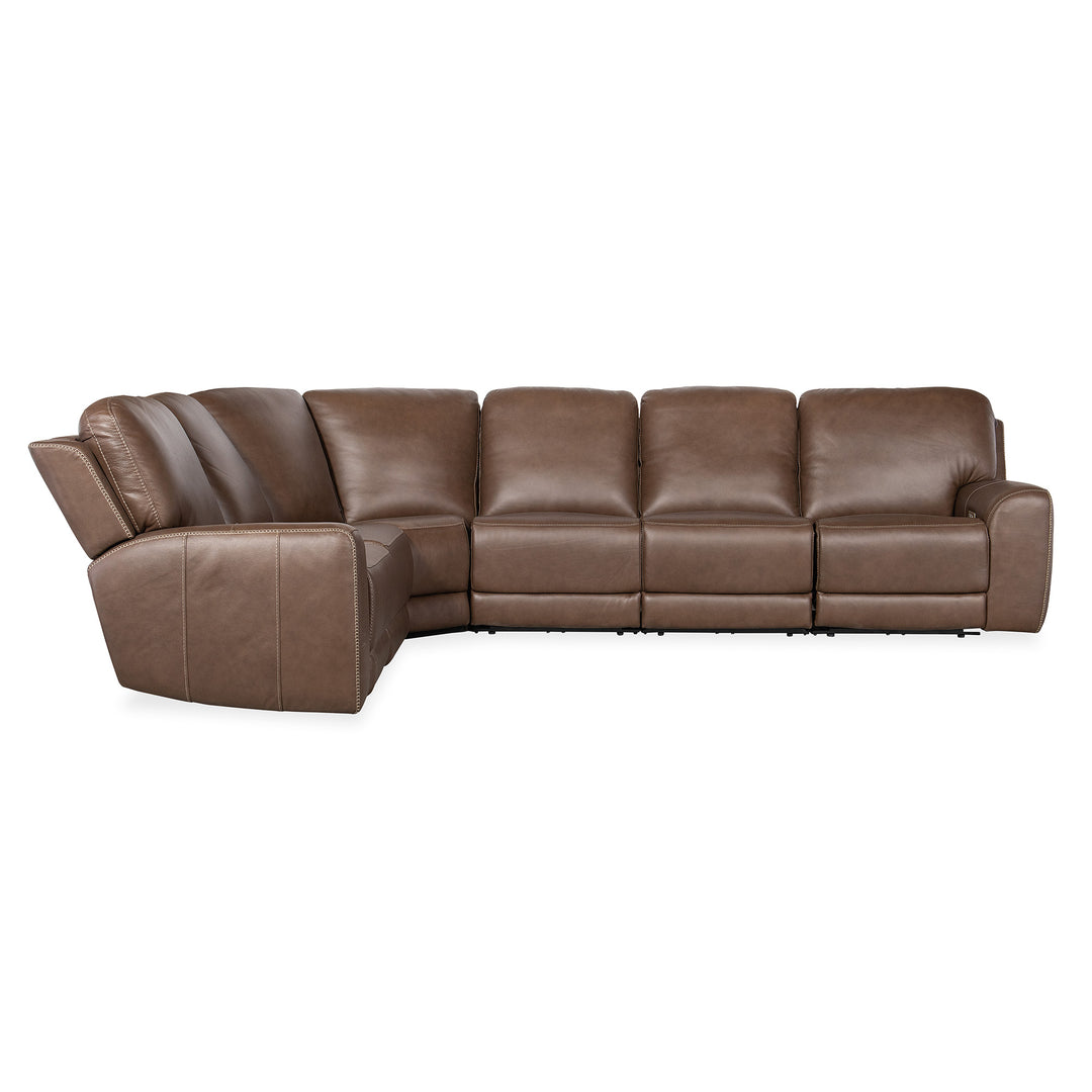 TORRES 6 PIECE ZERO GRAVITY SECTIONAL SOFA - SIDE VIEW