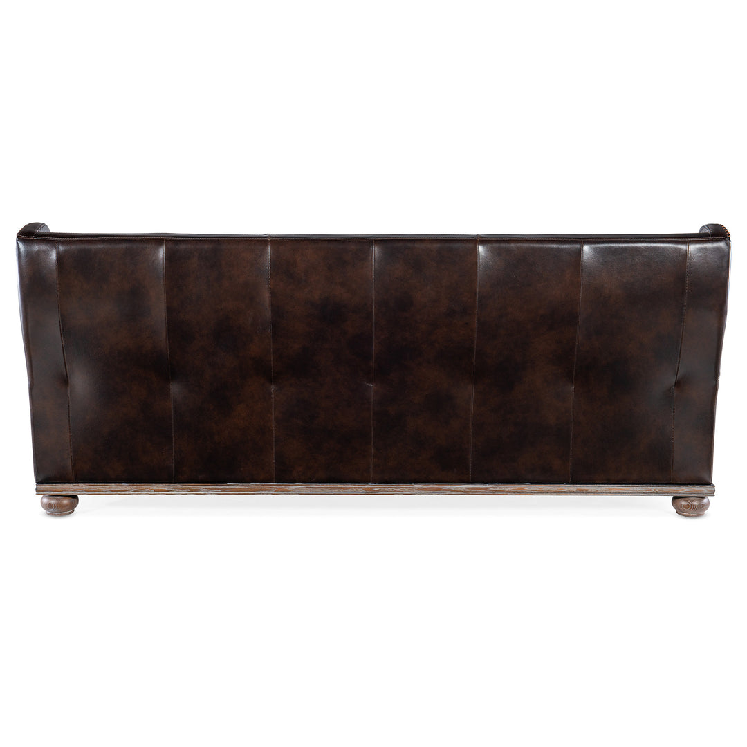 WILLIAM LIVING ROOM STATIONARY SOFA - BOWN - BACK VIEW