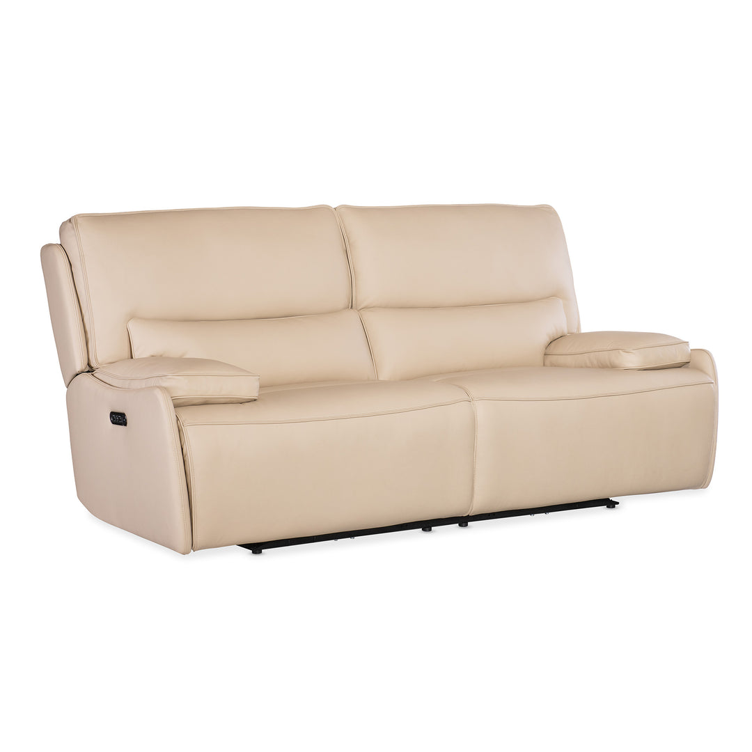 KRAMER ZERO GRAVITY PWR SOFA WITH PWR HEADREST - BEIGE - FRONT VIEW