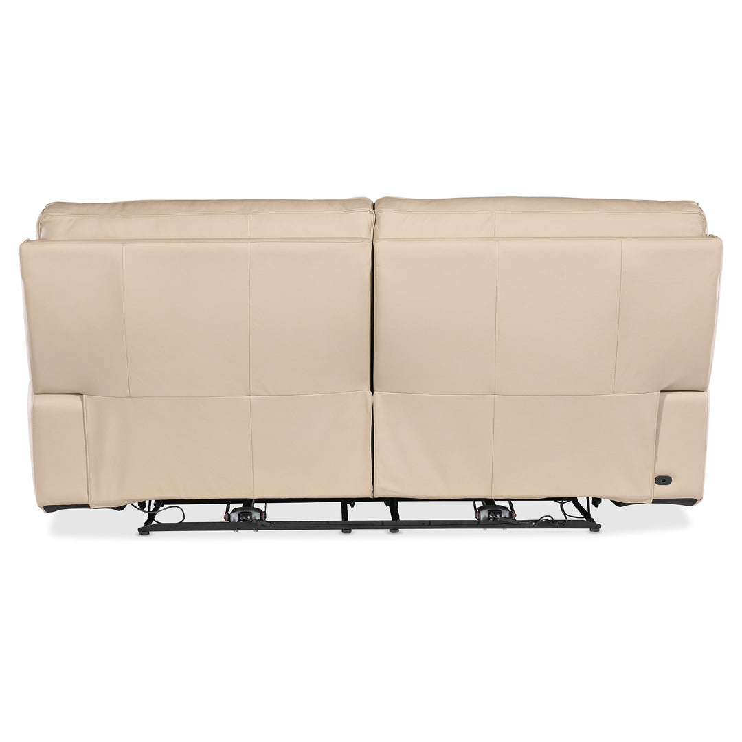 KRAMER ZERO GRAVITY PWR SOFA WITH PWR HEADREST - BEIGE - BACK VIEW