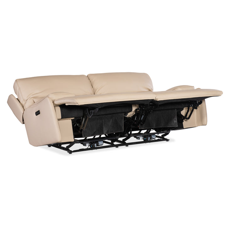 KRAMER ZERO GRAVITY PWR SOFA WITH PWR HEADREST - BEIGE - RECLINER VIEW