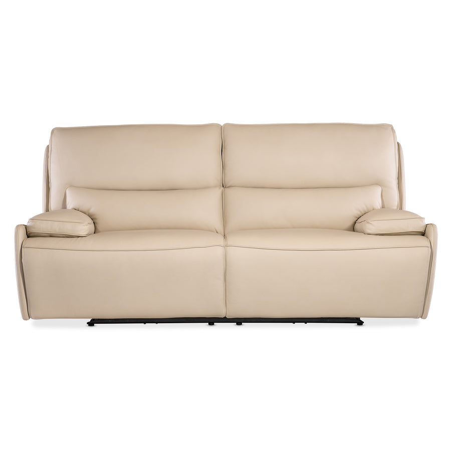 KRAMER ZERO GRAVITY PWR SOFA WITH PWR HEADREST - BEIGE - FRONT VIEW