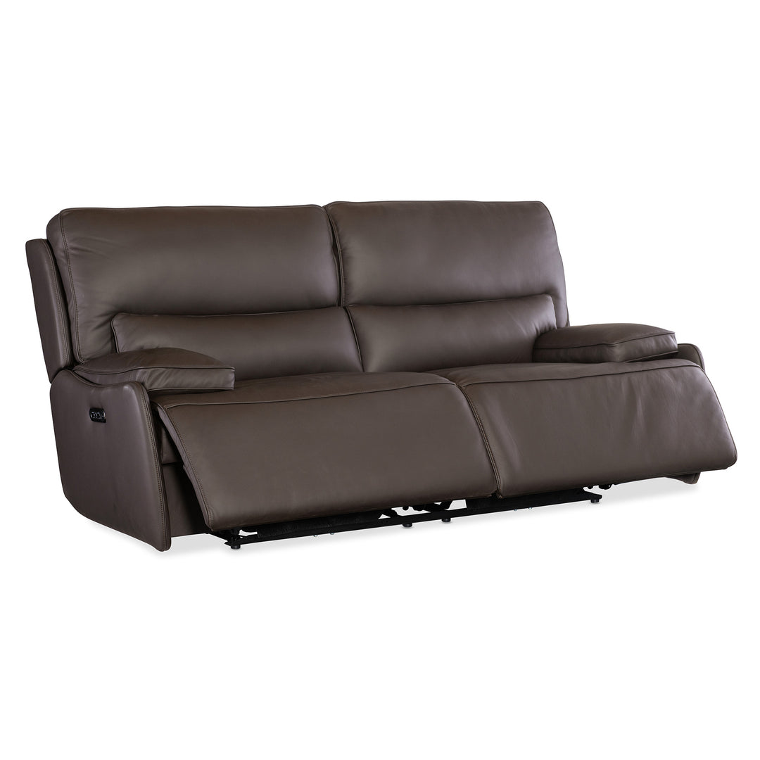 KRAMER ZERO GRAVITY PWR SOFA WITH PWR HEADREST - BROWN - RECLINER VIEW