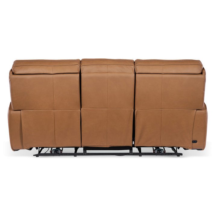 MILES ZERO GRAVITY PWR SOFA WITH PWR HEADREST - BROWN - BACK VIEW