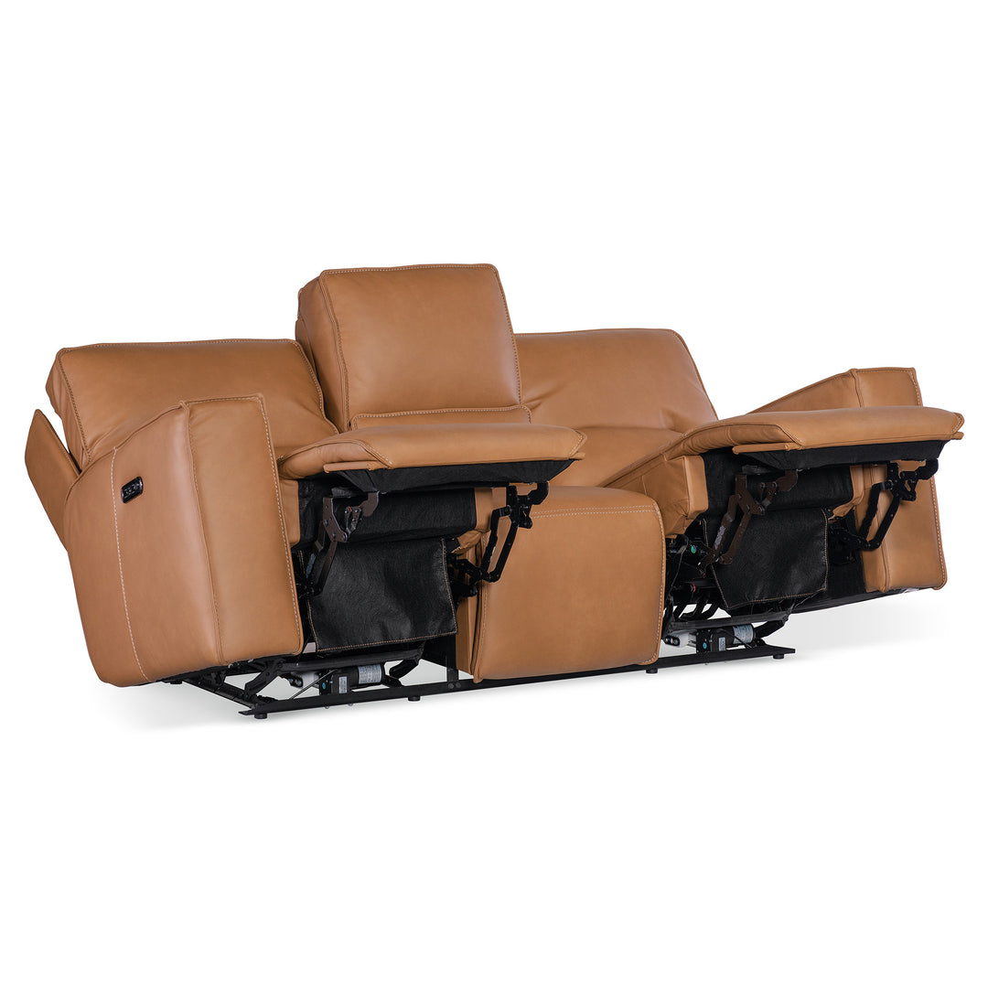 MILES ZERO GRAVITY PWR SOFA WITH PWR HEADREST - BROWN - RECLINER VIEW