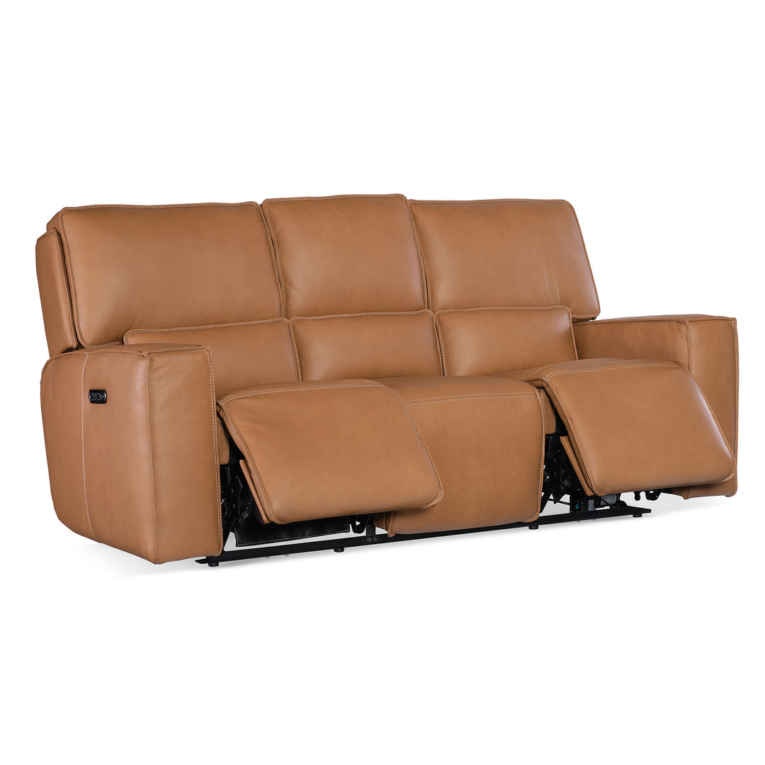 MILES ZERO GRAVITY PWR SOFA WITH PWR HEADREST - BROWN - RECLINER VIEW