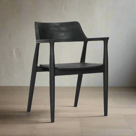 STAFFORD DINING CHAIR: BLACK