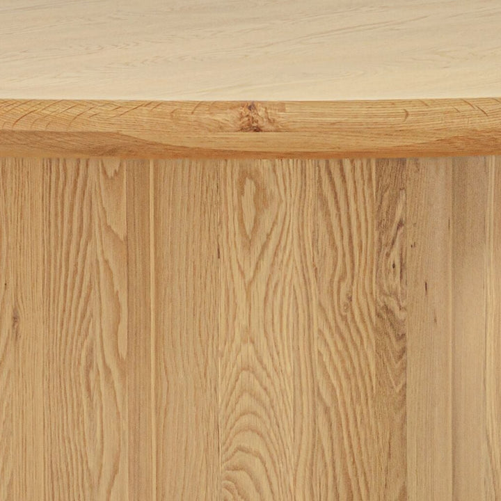 SWEENEY 60"RD NATURAL OAK DINING TABLE