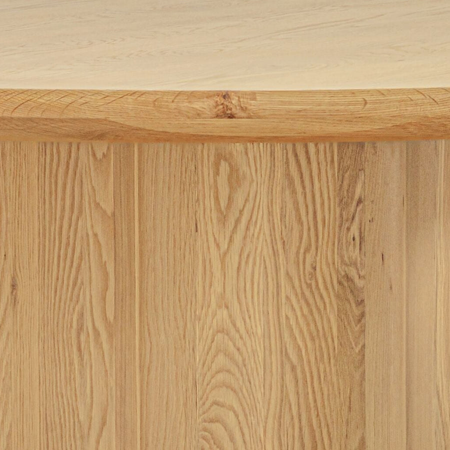 SWEENEY 60"RD NATURAL OAK DINING TABLE
