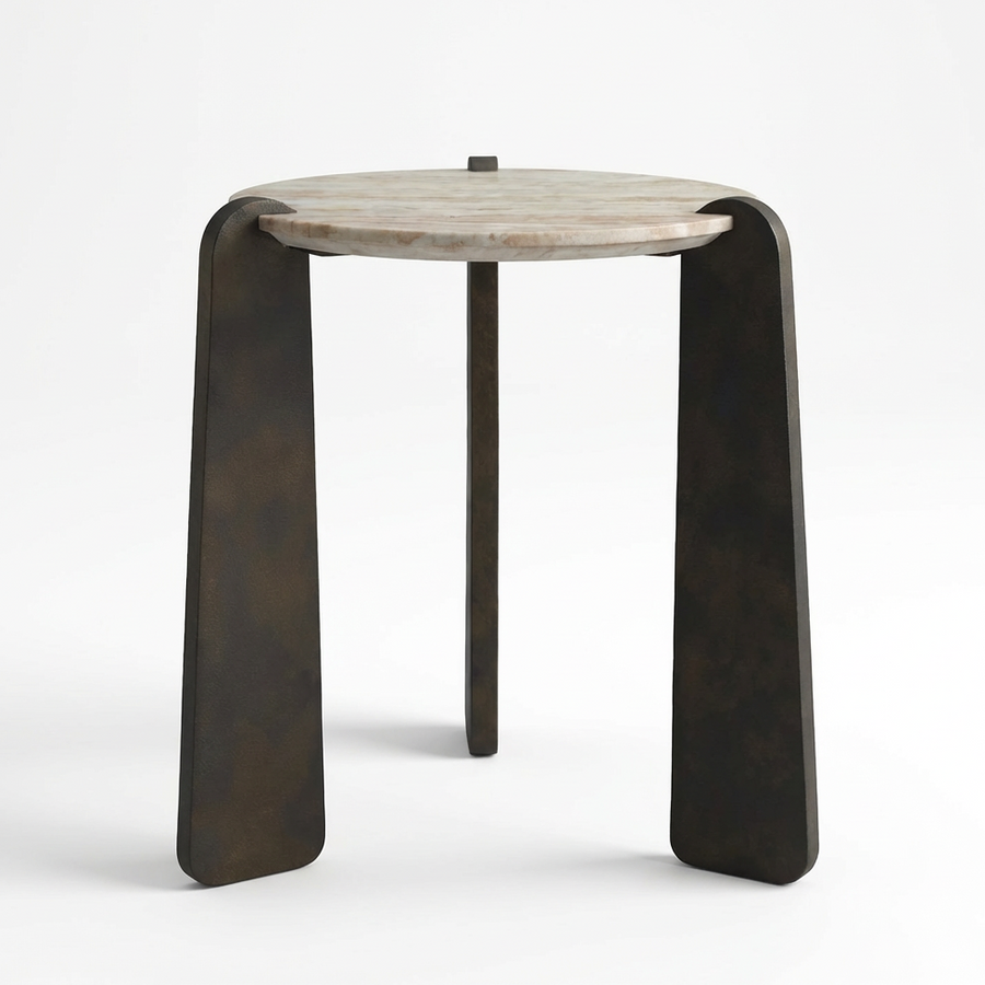 TALUD CANYON MARBLE SIDE TABLE